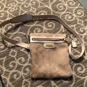 Coach logo crossbody